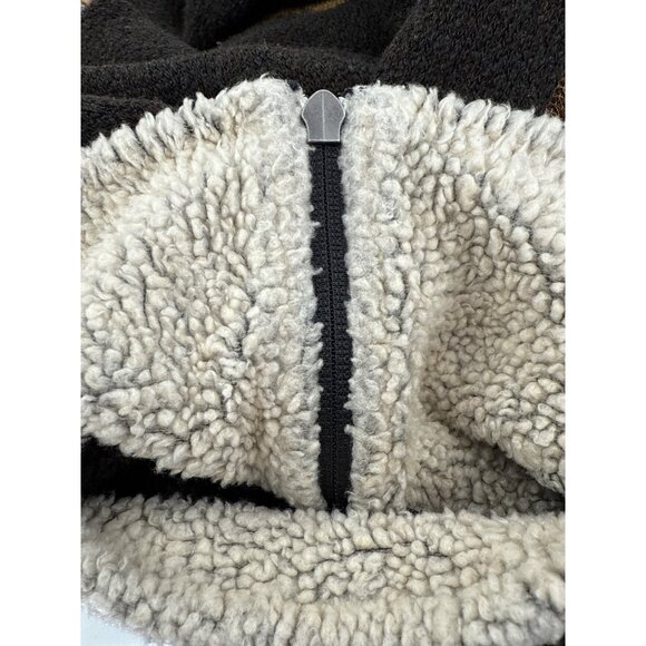 Kühl Alfpaca Mens L Brown Fleece Sweater Jacket‎ With Sherpa Lining & Half-Zip - Picture 9 of 9